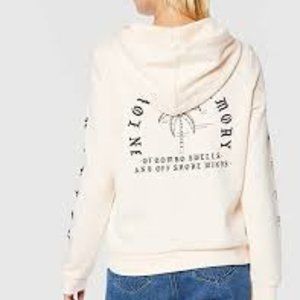 Hurley Women's Combo Swells Hoodie Cream Medium